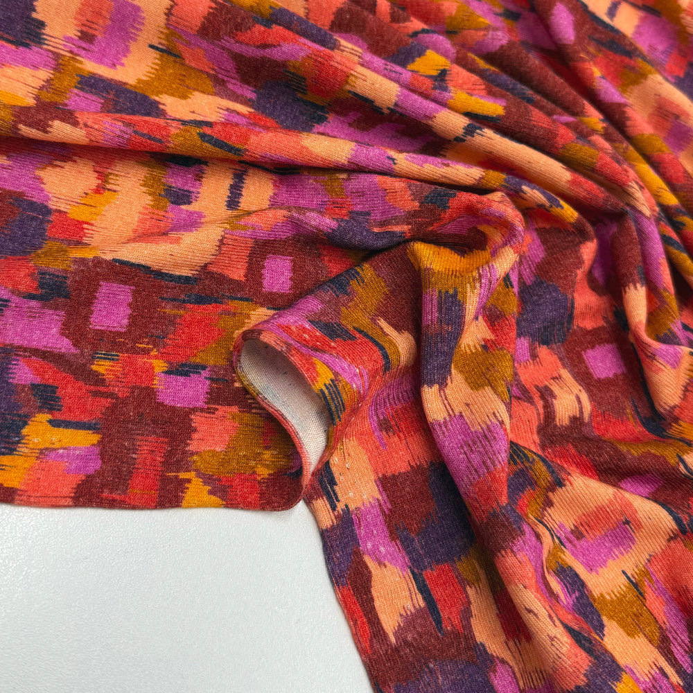 Tissu Maille, Viscose - Floral, Serafina