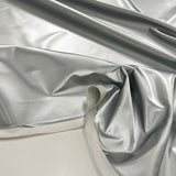 Tissu Simili Satin Cuir - Argent, Argento