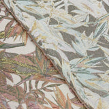 Tissu Brocart, Soie - Métallisé Floral Rose, Cantaria