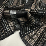 Tissu Brocart, Coton - Métallisé Géométrique, Doreo