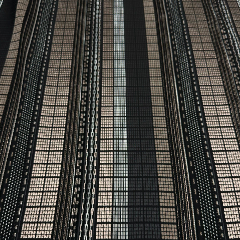 Tissu Brocart, Coton - Métallisé Géométrique, Doreo