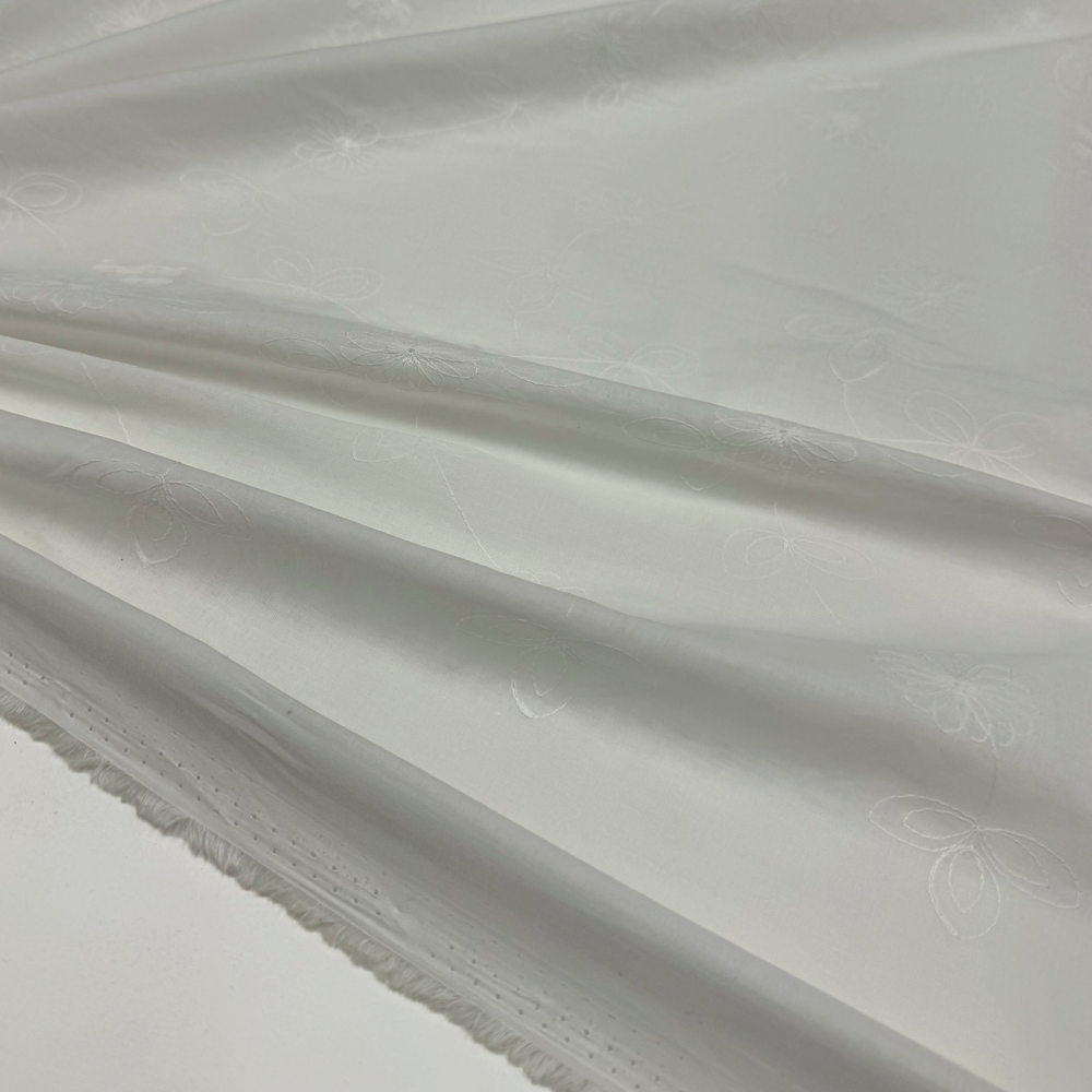 Tissu Brodé, Coton - Biava