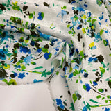 Tissu Brodé, Broderie Anglaise Coton - Divers col, Fiorellino