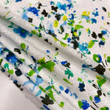 Tissu Brodé, Broderie Anglaise Coton - Divers col, Fiorellino