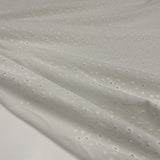 Tissu Brodé, Coton - Broderie anglaise, Sofia