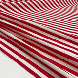 Tissu Canvas, Coton - Rayé, Rosabianca