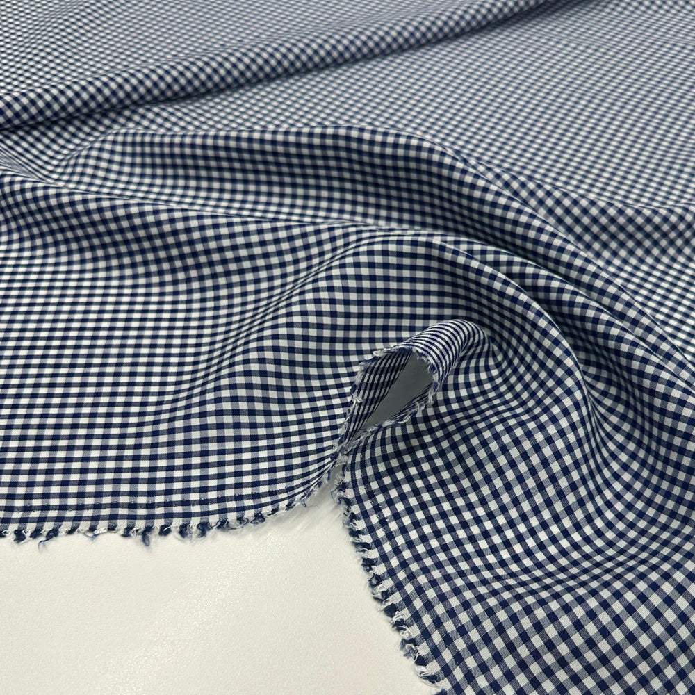 Tissu Chemise Toile, Coton - Carreaux, Celestino