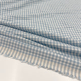 Tissu Coton Viscose, Stretch - Carreaux, Cesena