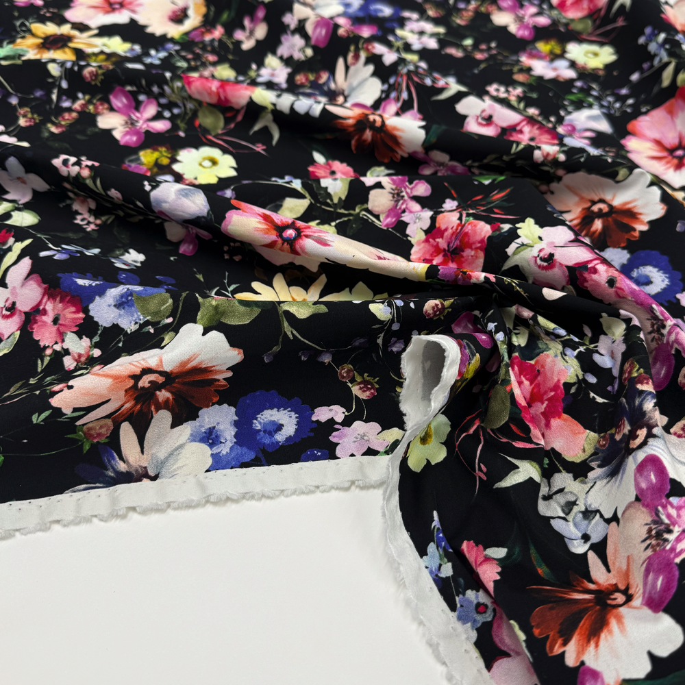 Tissu Satin Stretch, Coton - Artemide