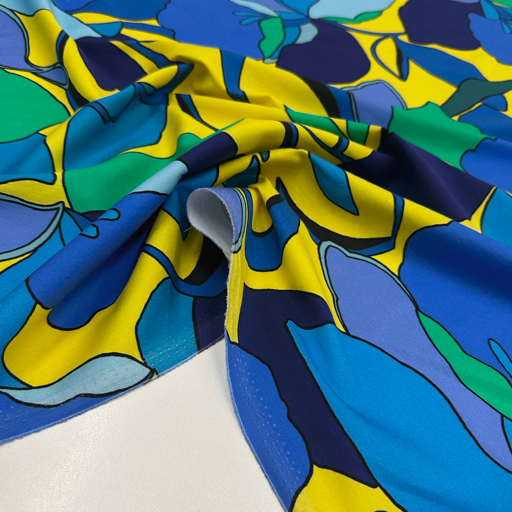 Tissu Satin, Coton - Floral, Lumiflor