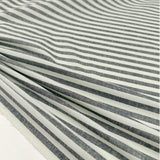 Tissu Toile Lin Coton - Rayé, Melodia