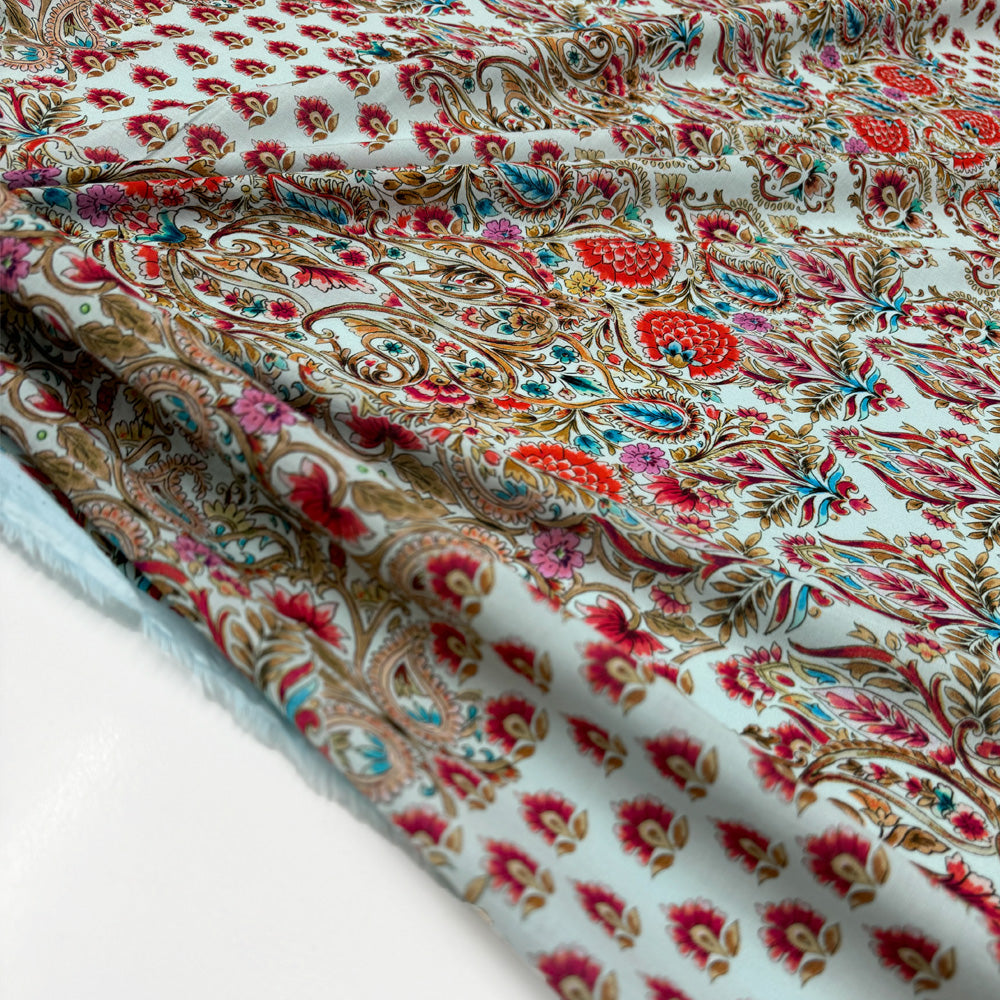 Tissu Batiste, Coton - Cachemire, Mantova