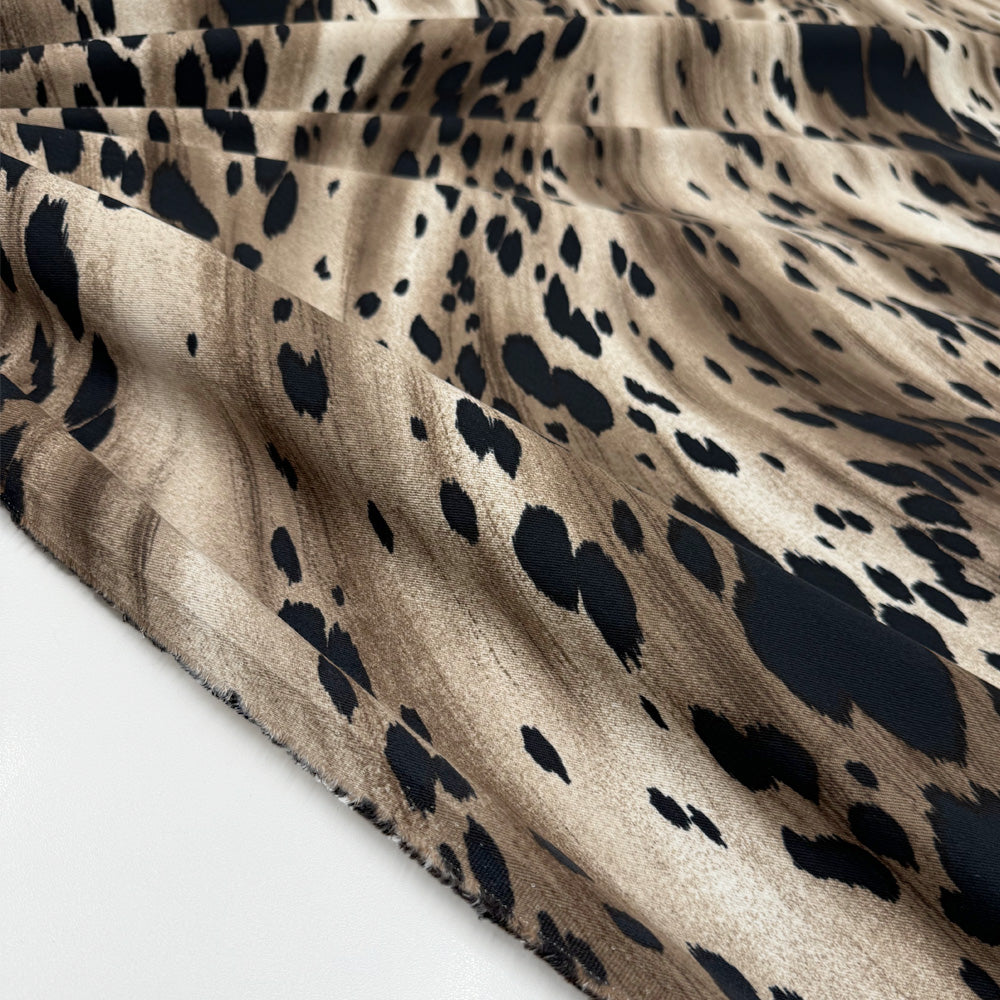 Tissu Gabardine, Coton - Animalier, Genetta