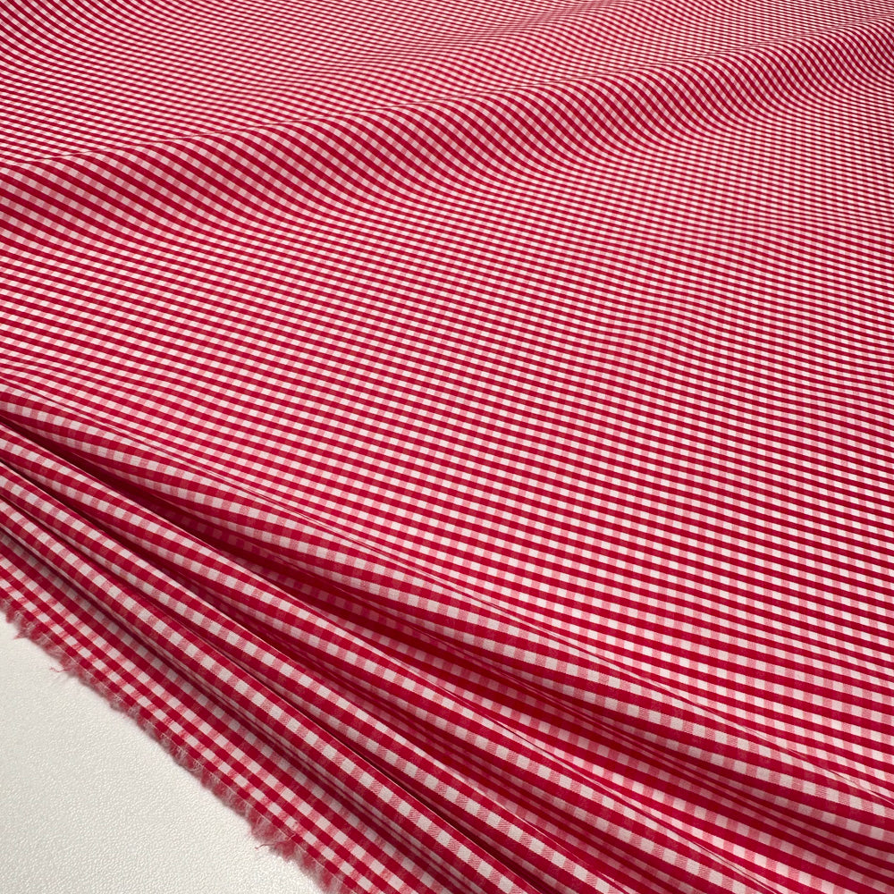 Tissu Toile Stretch, Coton - Carreaux, Movino