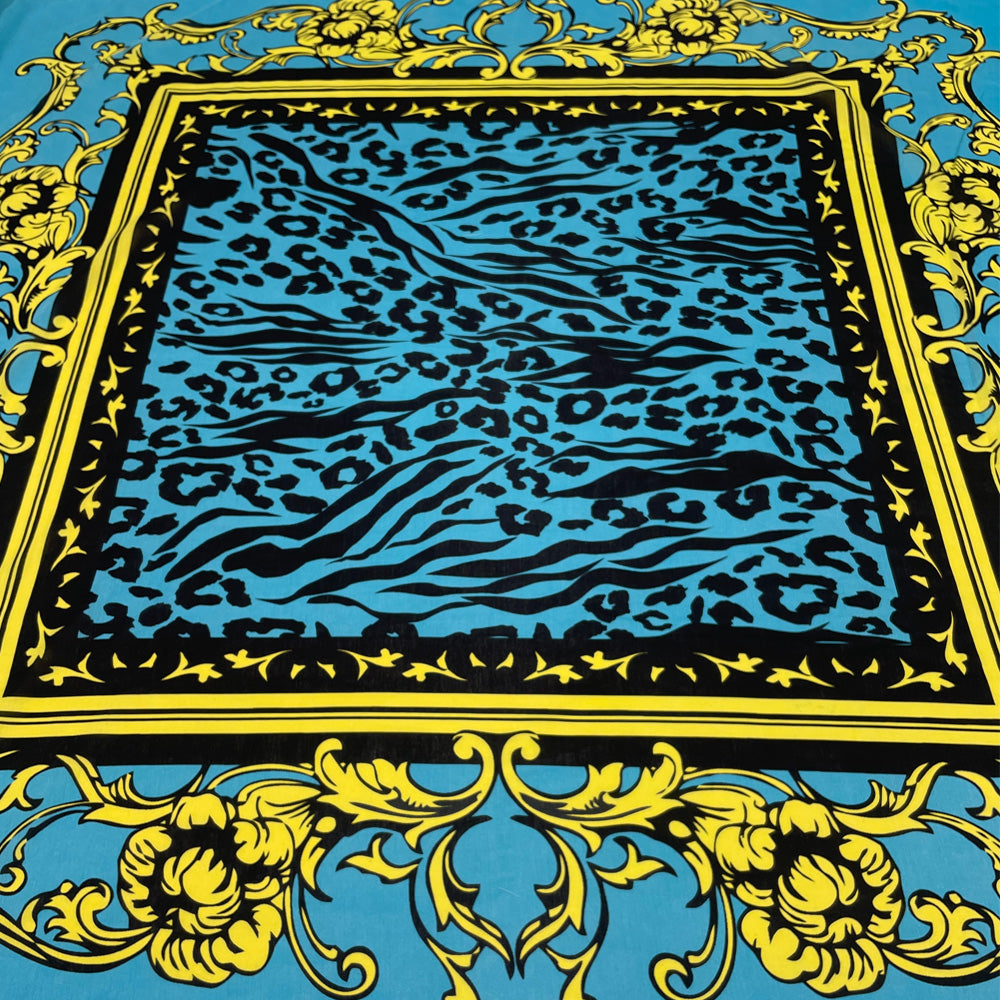 Carré Batiste, Coton et Soie - Imprimé, Cornice