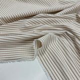 Tissu Gaufré Stretch, Coton - Rayé, Osimo