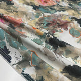 Tissu Denim Léger Stretch, Coton - Floral, Vistelia