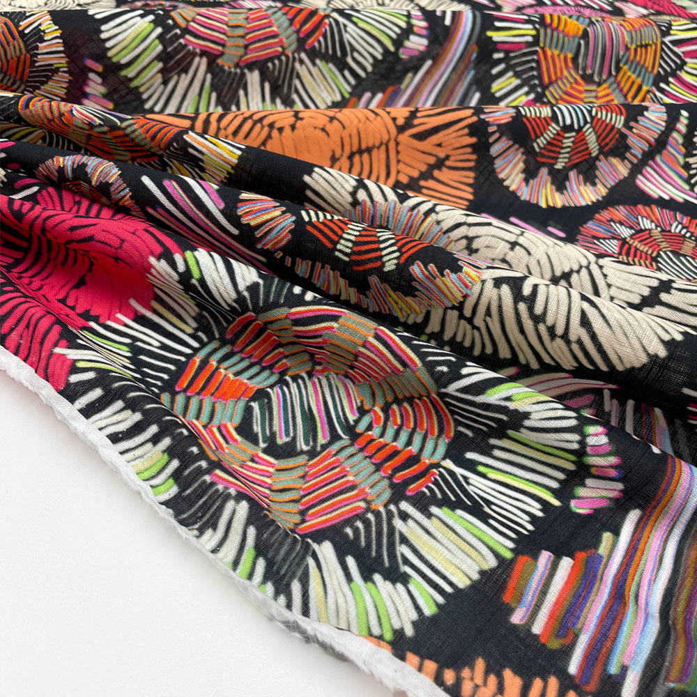 Tissu Coton Texturé - Abstrait, Astratta