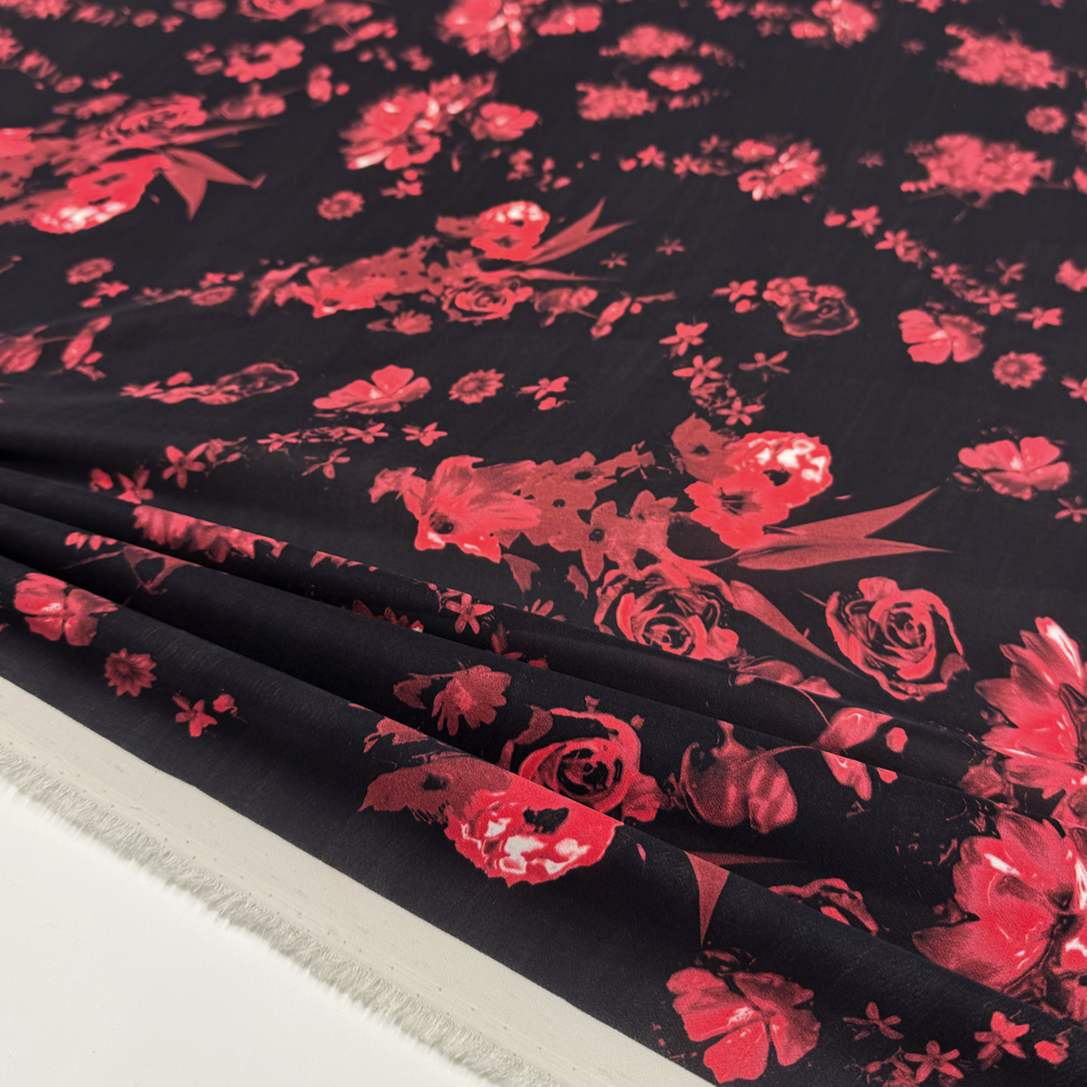 Tissu Crêpe de chine, Soie - Rosseria