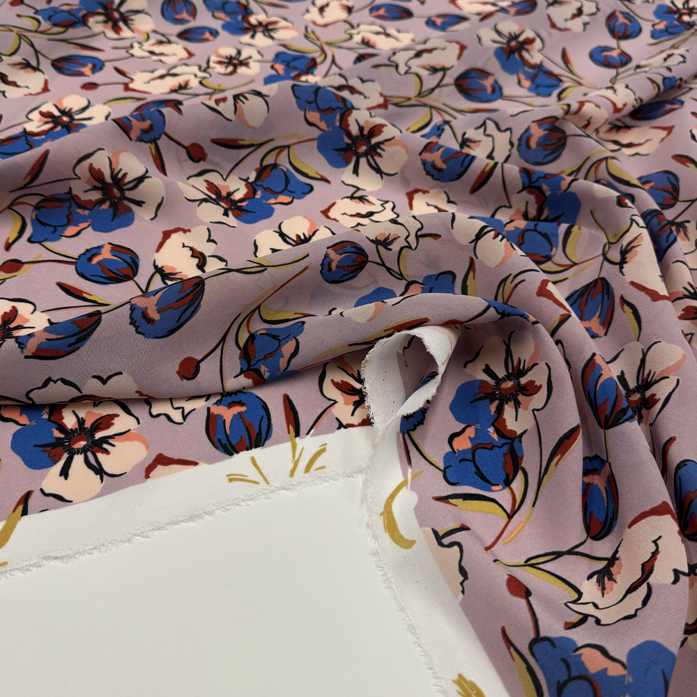 Tissu Crêpe de chine, Soie - Manila