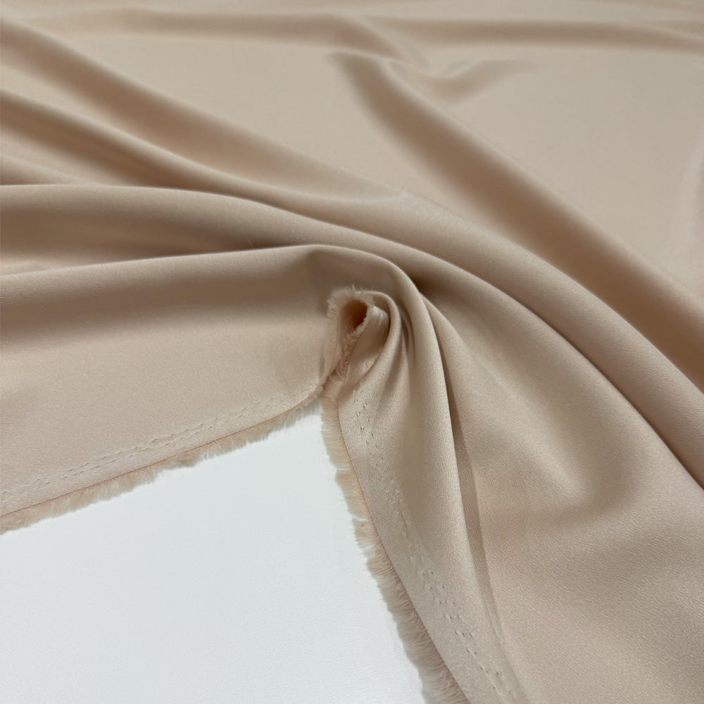 Tissu Crêpe Envers Satin, Lourd Stretch - Elvira
