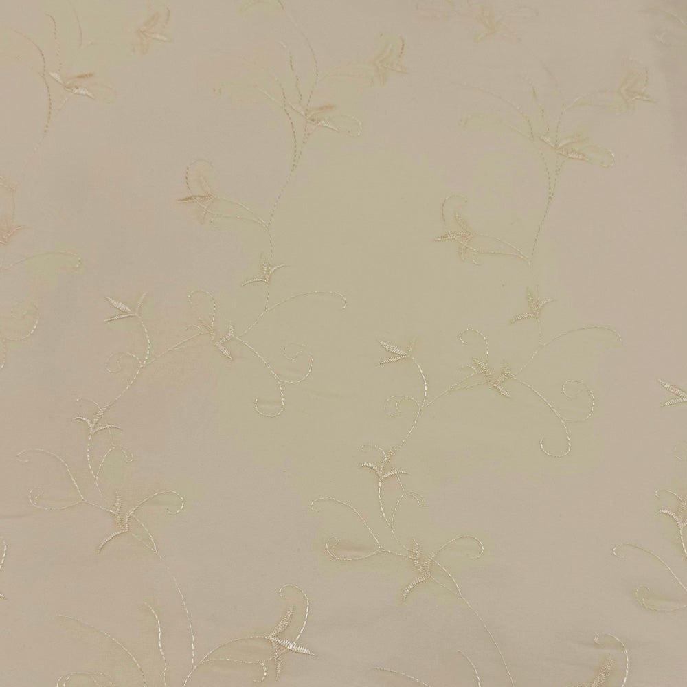 Tissu Crêpe Georgette Brodé - Orlana