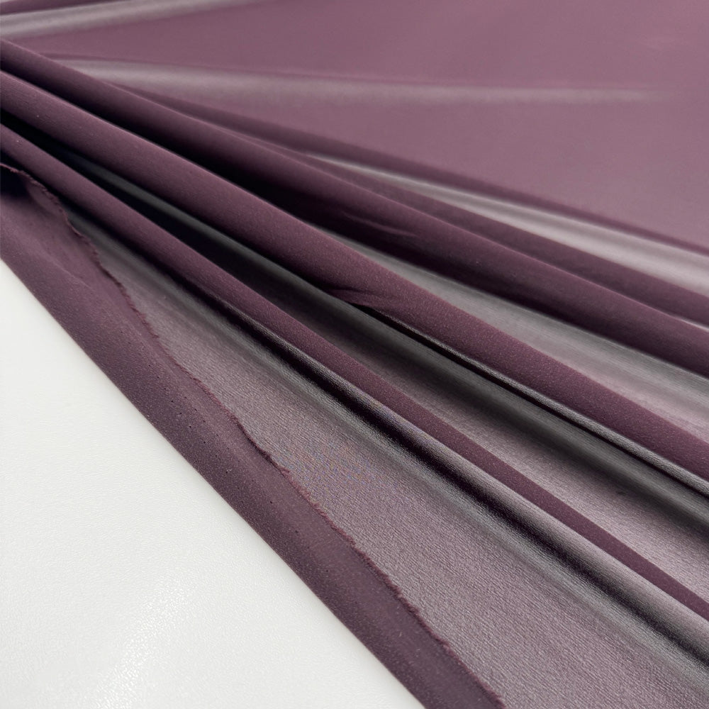 Tissu Crêpe Georgette, Soie - Différents coloris, Rubino
