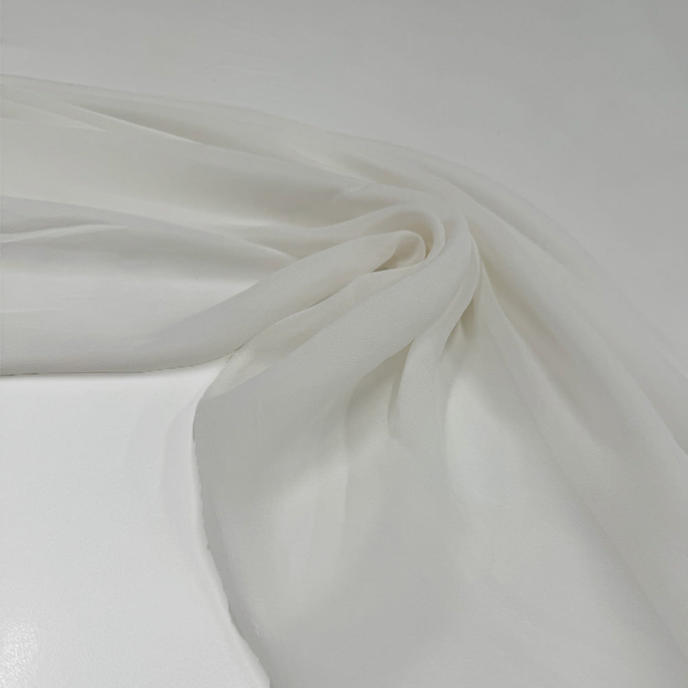 Tissu Crêpe Georgette, Soie - Différents coloris, Rubino