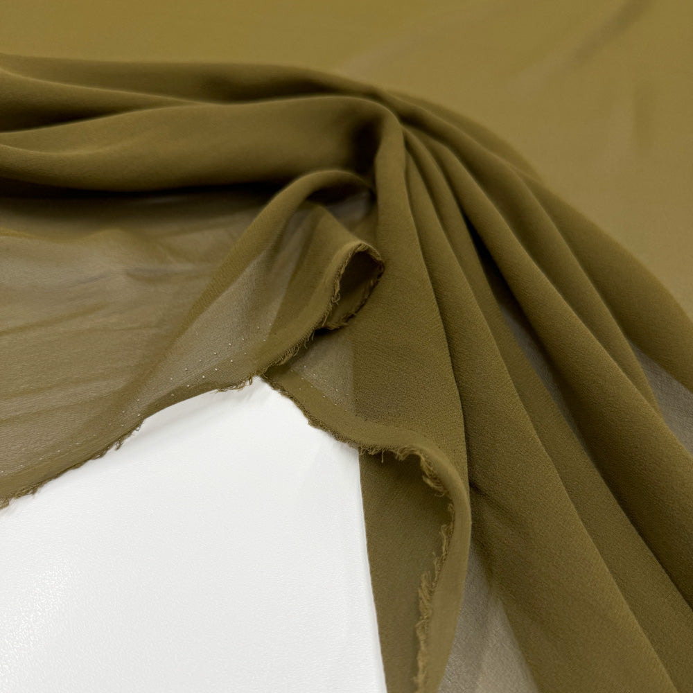 Tissu Crêpe Georgette, Soie - Différents coloris, Rubino