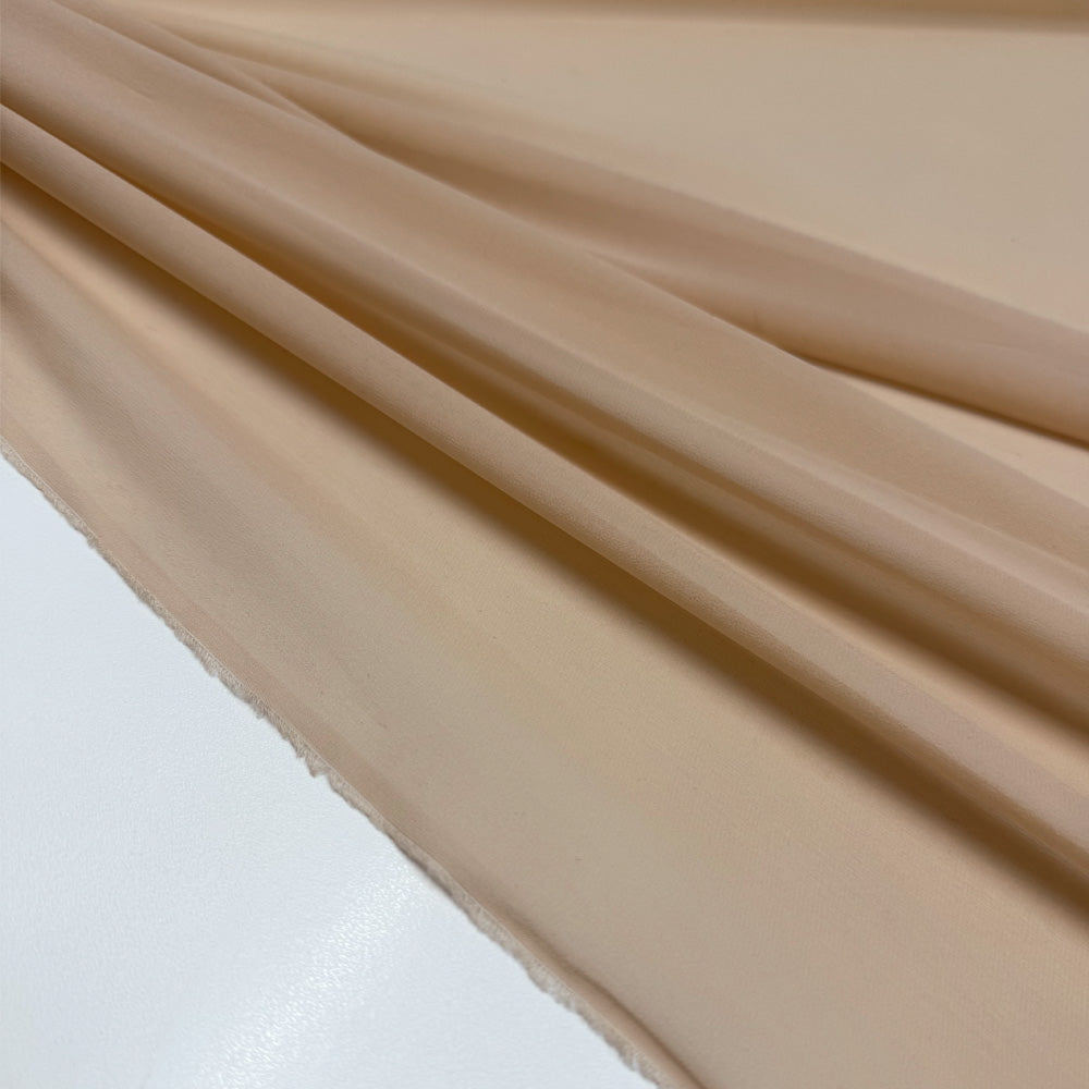 Tissu Crêpe Georgette, Soie - Différents coloris, Rubino