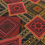 Tissu Crêpe, Viscose - Géométrique, Mosaïque