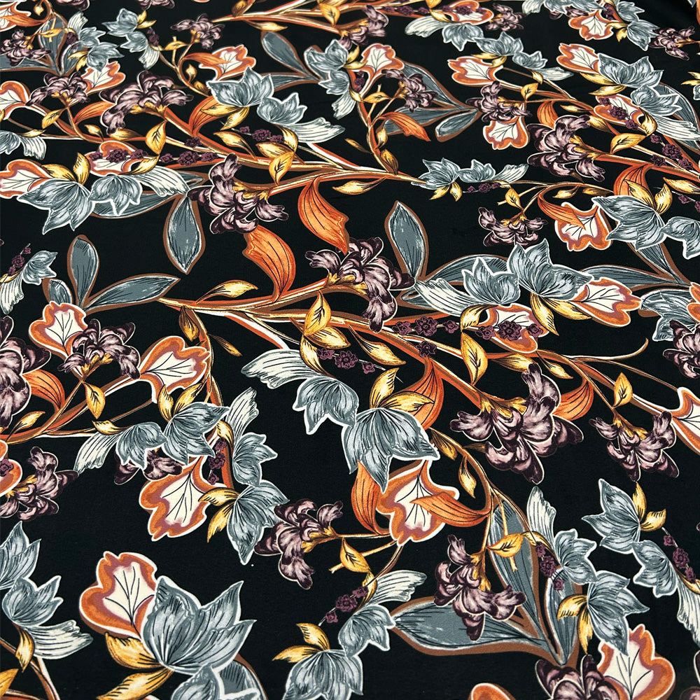 Tissu Crêpe - Floral, Vitigno