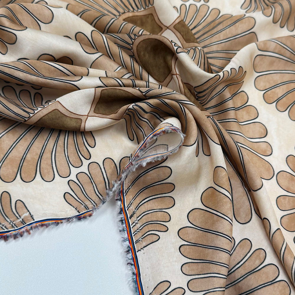 Tissu Satin, Viscose - Divers col, Soletta