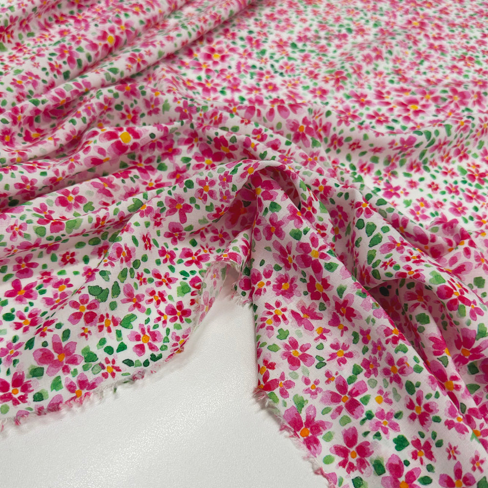 Tissu Viscose - Floral, Fova