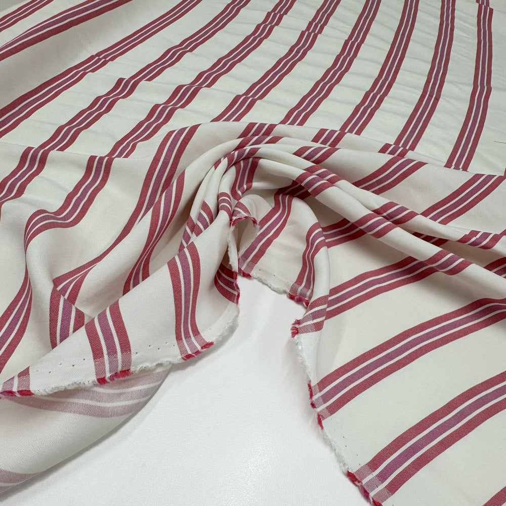 Tissu Viscose - Rayé, Elba