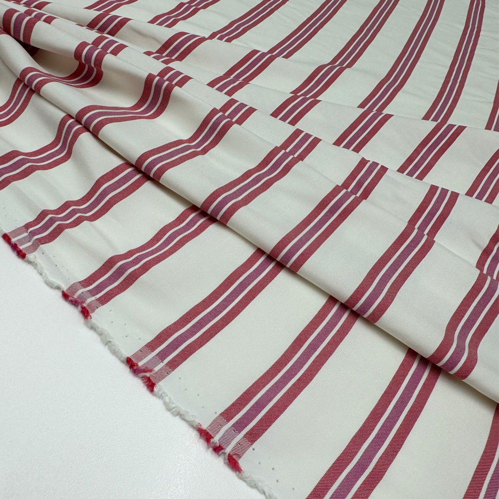 Tissu Viscose - Rayé, Elba