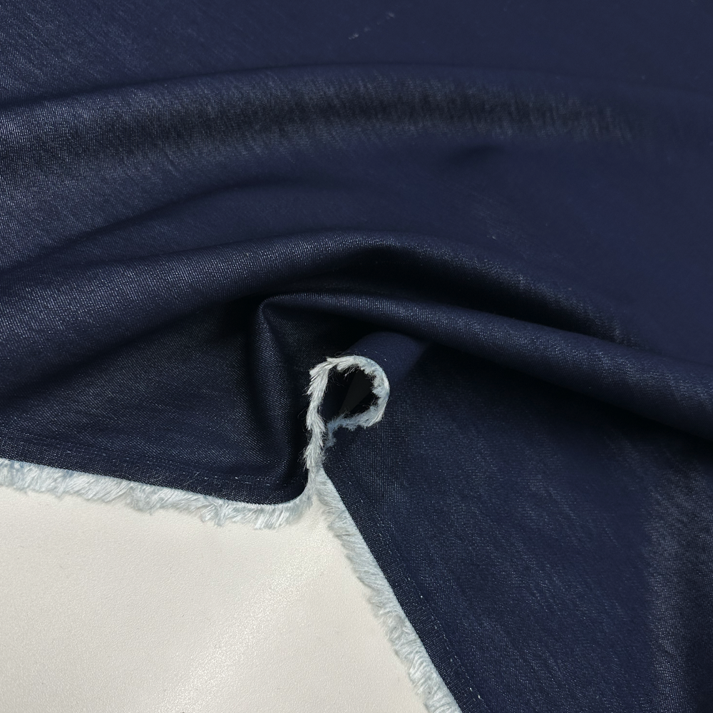 Tissu Denim Medium, Coton Lyocell - Bleu, Bluvero