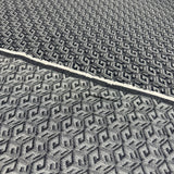 Tissu Denim Lourd Stretch, Coton - Géométrique, Marciano
