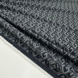 Tissu Denim Lourd Stretch, Coton - Géométrique, Marciano