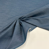 Tissu Denim Léger Stretch, Coton - Bleu, Leo