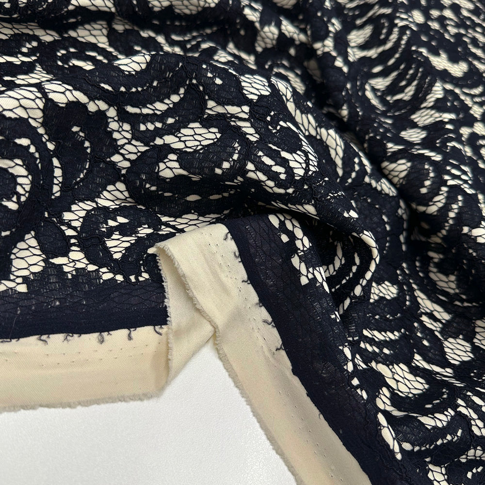 Tissu Dentelle, Coton Viscose - Divers coloris, Amorévo