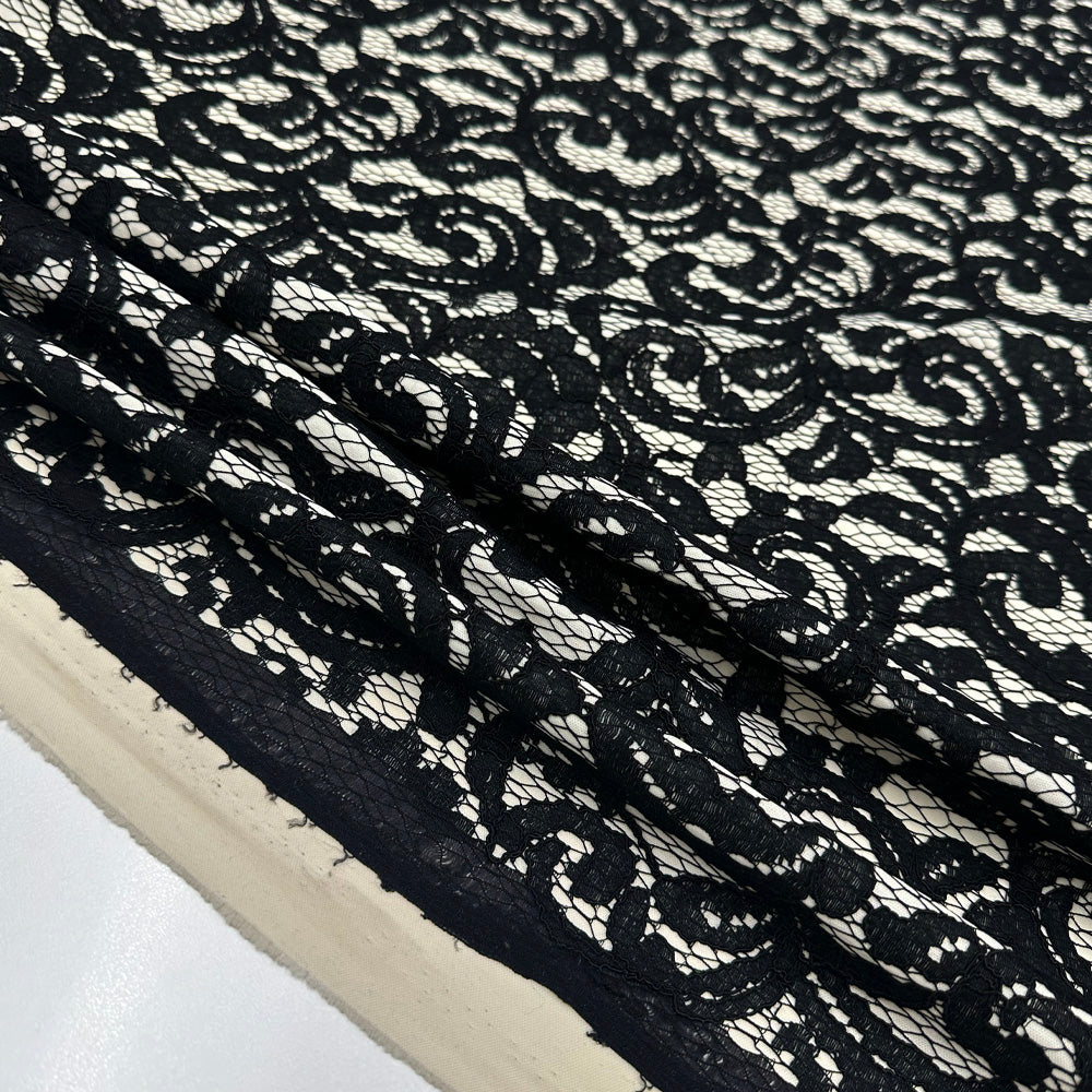 Tissu Dentelle, Coton Viscose - Divers coloris, Amorévo