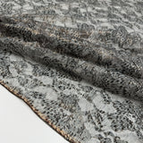 Tissu Dentelle, Enduit - Animalier Métallisé, Zina