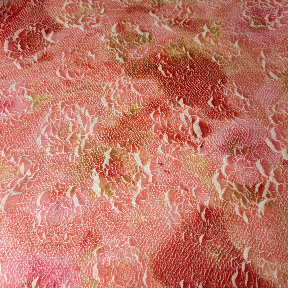 Tissu Crêpe Georgette Gaufré - Soraya
