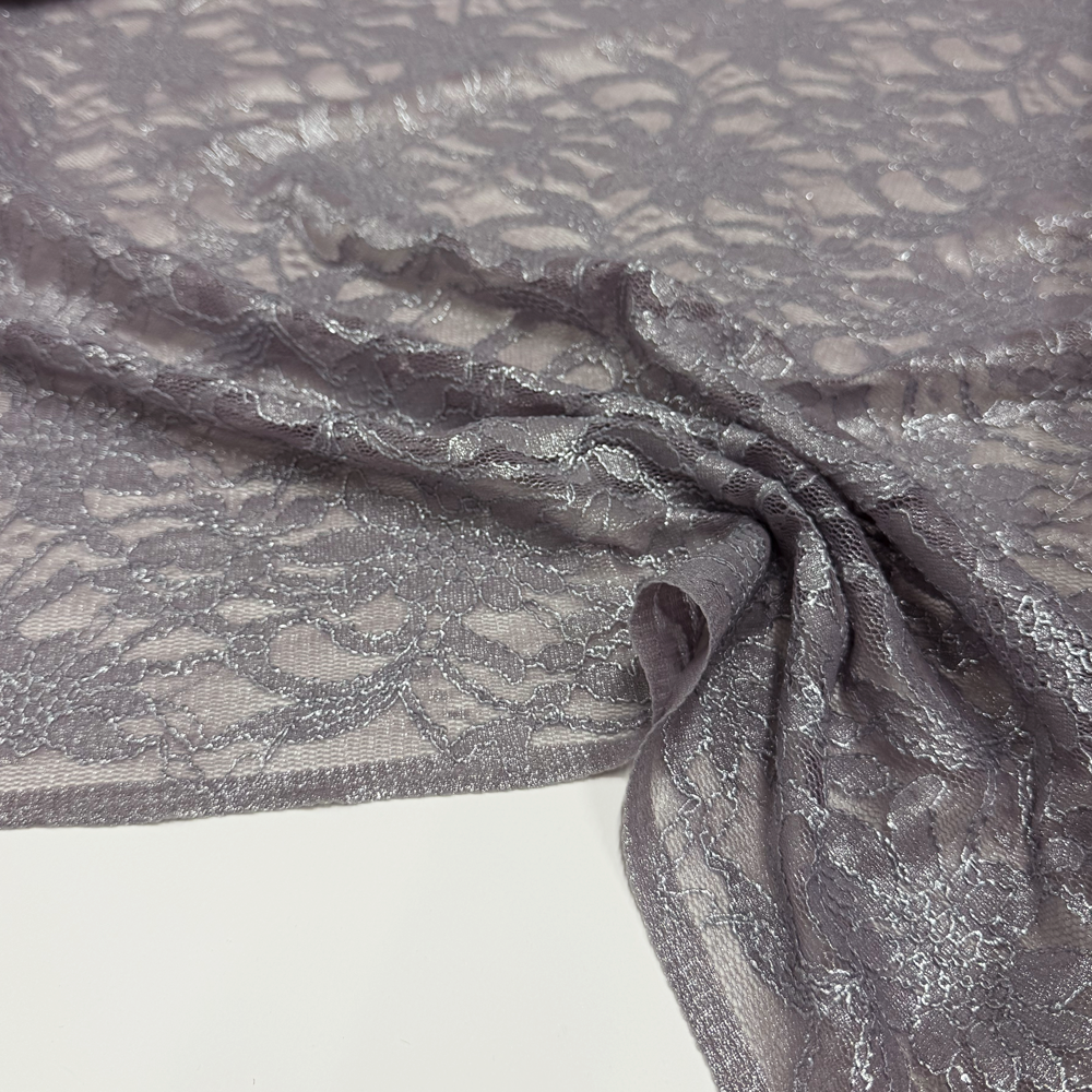 Tissu Dentelle, Stretch - Métallisé, Metallia