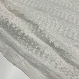 Tissu Dentelle, Paillettes - Blanc, Nevaria