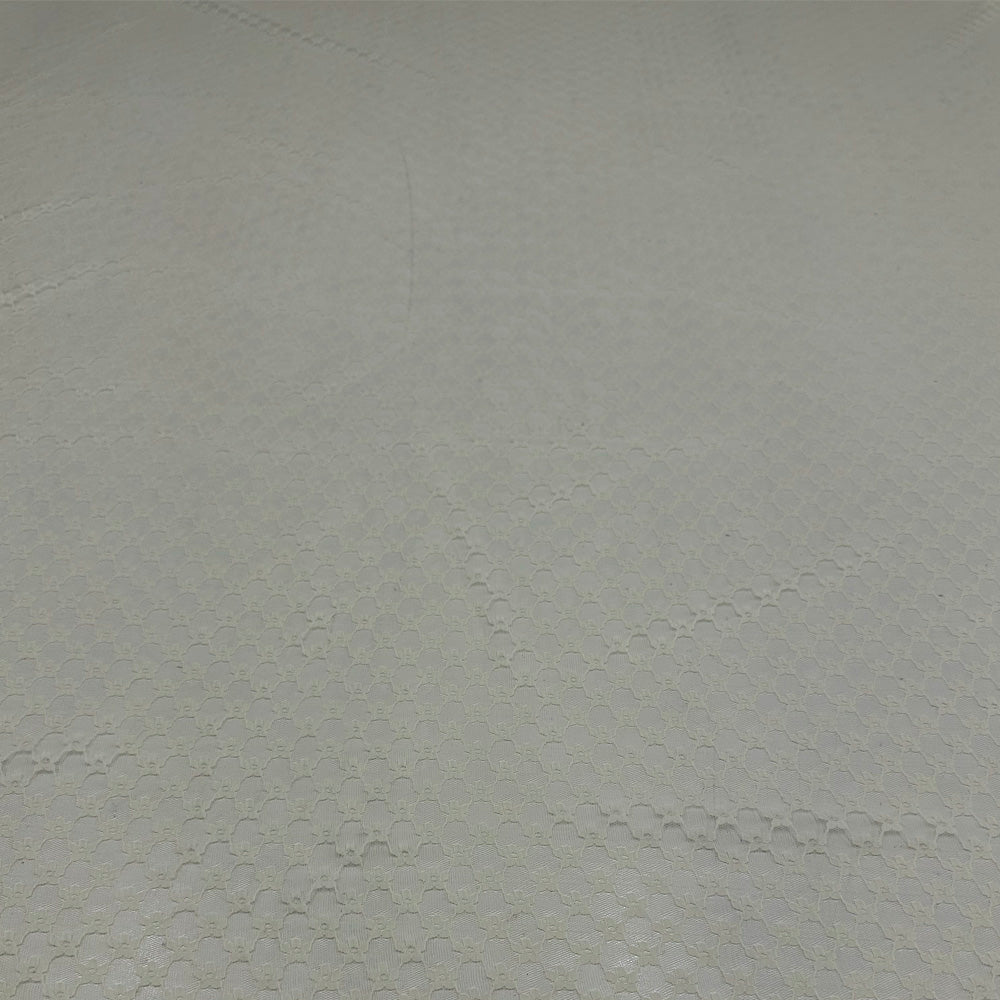 Tissu Maille Dentelle, Stretch - Ivoire, Euridice