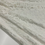 Tissu Dentelle - Blanc cassé Floral, Carissima