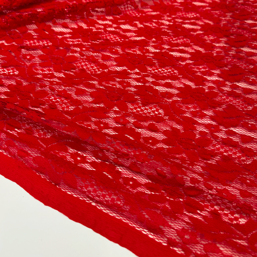 Tissu Maille Dentelle, Stretch - Pongo