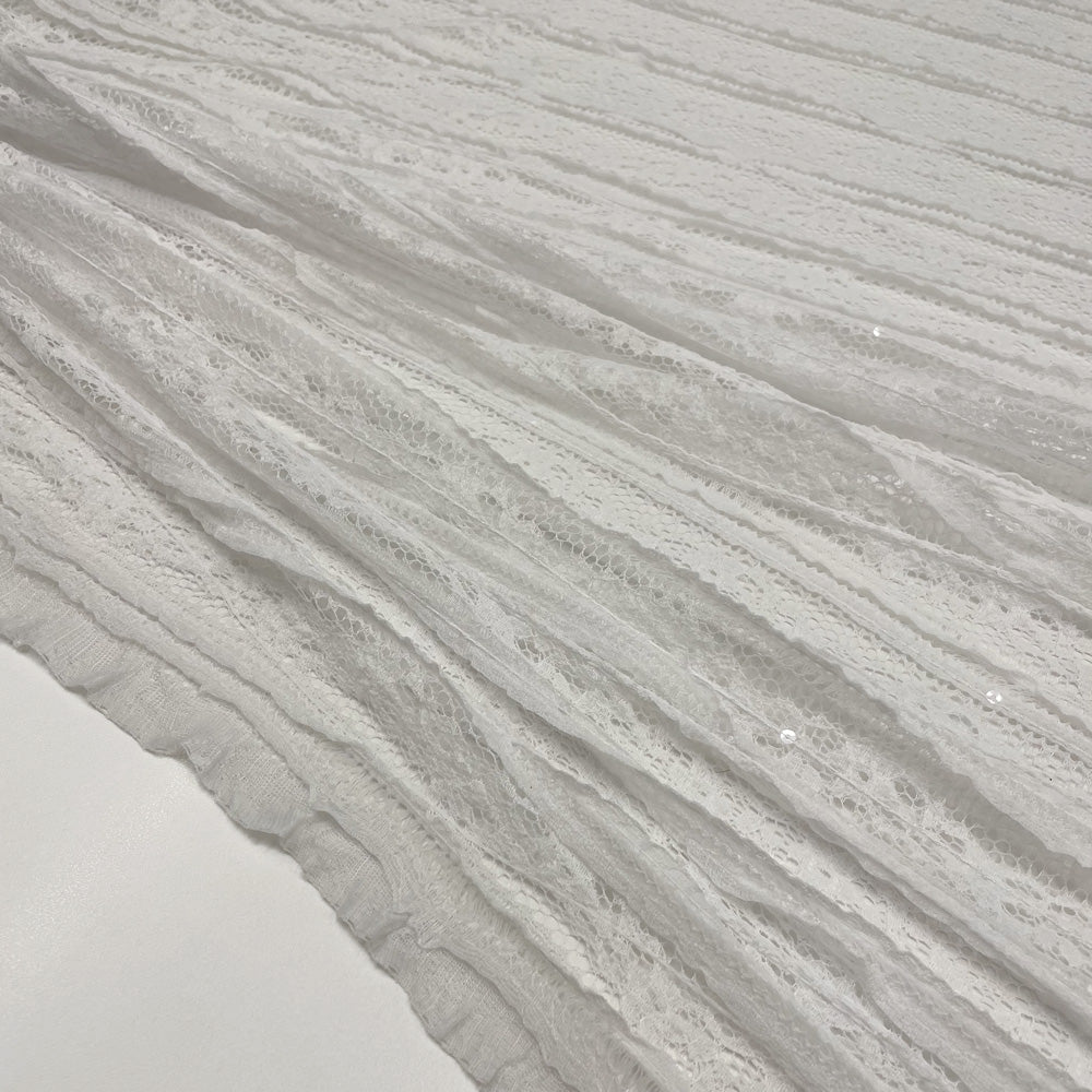 Tissu Dentelle Stretch - 2 coloris, Oscura